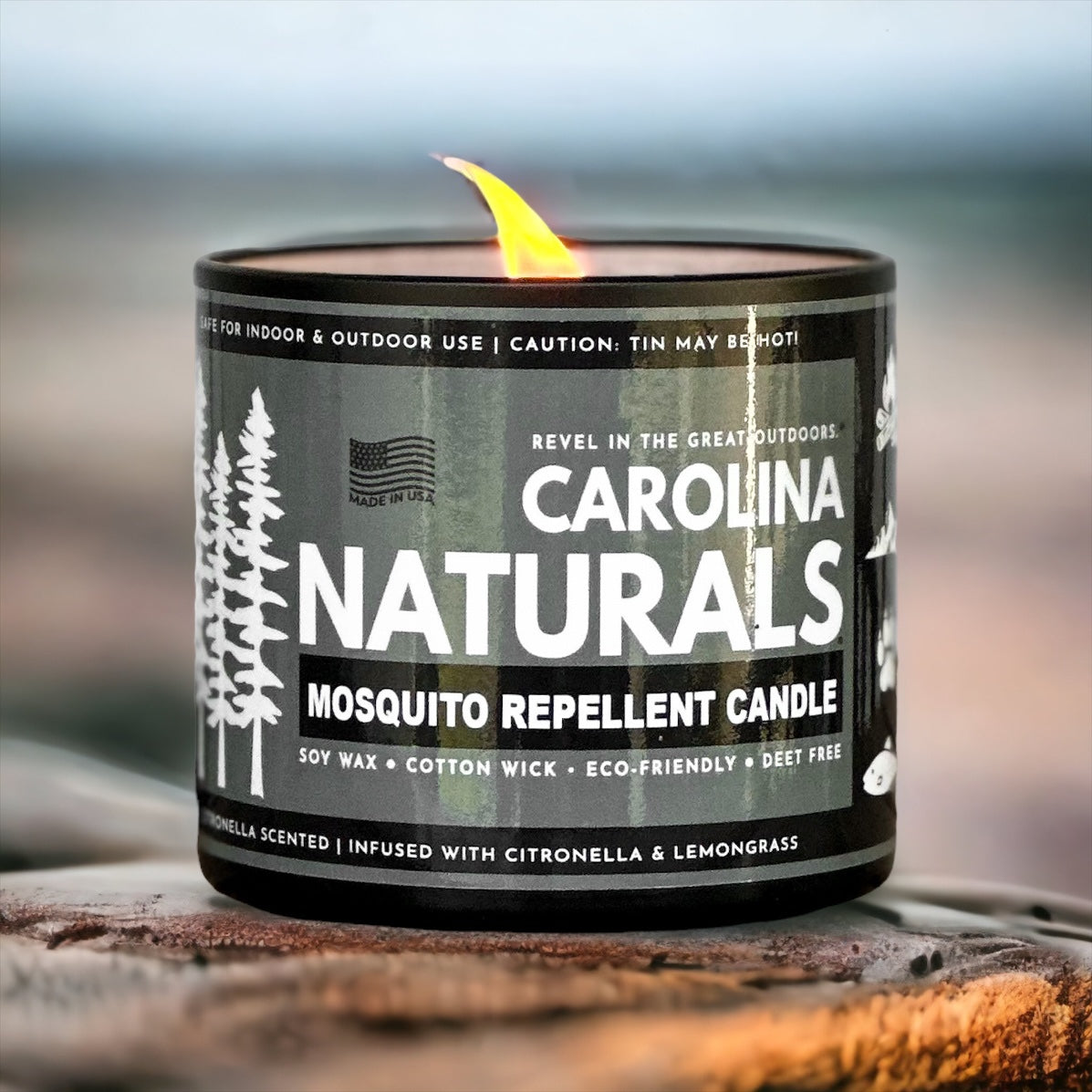 Mosquito Repellent Candle, DEET-Free